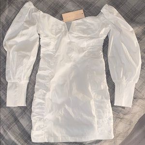 -SOLD-Mini dress puffy sleeves